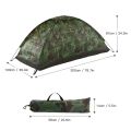 Camping Tents 1/2 Person Waterproof Camping Tent PU1000mm Polyester Fabric Single Layer Tent for Outdoor Travel Hiking. 