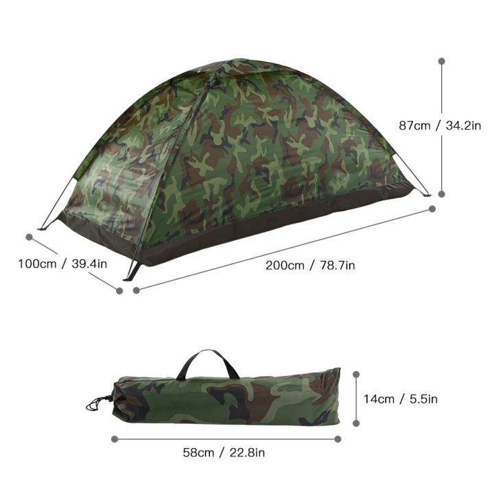 Camping%20Tents%201/2%20Person%20Waterproof%20Camping%20Tent%20PU1000mm%20Polyester%20Fabric%20Single%20Layer%20Tent%20for%20Outdoor%20Travel%20Hiking%20-%20Image%202