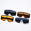 New Fashion Big Frame One Piece Lens Sunglasses Outdoor Street Casual Cycling Glasses For Men And Women. 