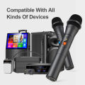 1 Pair Wireless Microphone System Kits Handheld Karaoke Microphone USB Receiver Home Party Smart TV Speaker Singing Mic.