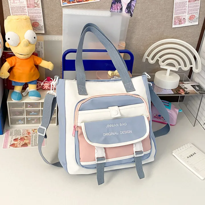 Large%20capacity%20contrasting%20tote%20bag%20for%20school%20girls%20in%20class%20bag%20handbag%20crossbody%20bag%20for%20junior%20high%20school%20students%20-%20Image%203