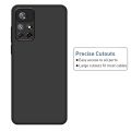 Xiaomi Redmi Note 11T 5G/ Note 11 5G Silicone Matte Flexible Soft Phone Case - Black - Phone Back Cover. 