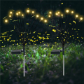 5PCS 10 Head Solar Powered Firefly Lights, 10 LED Outdoor Waterproof Solar Starburst Swaying Garden Lights. 