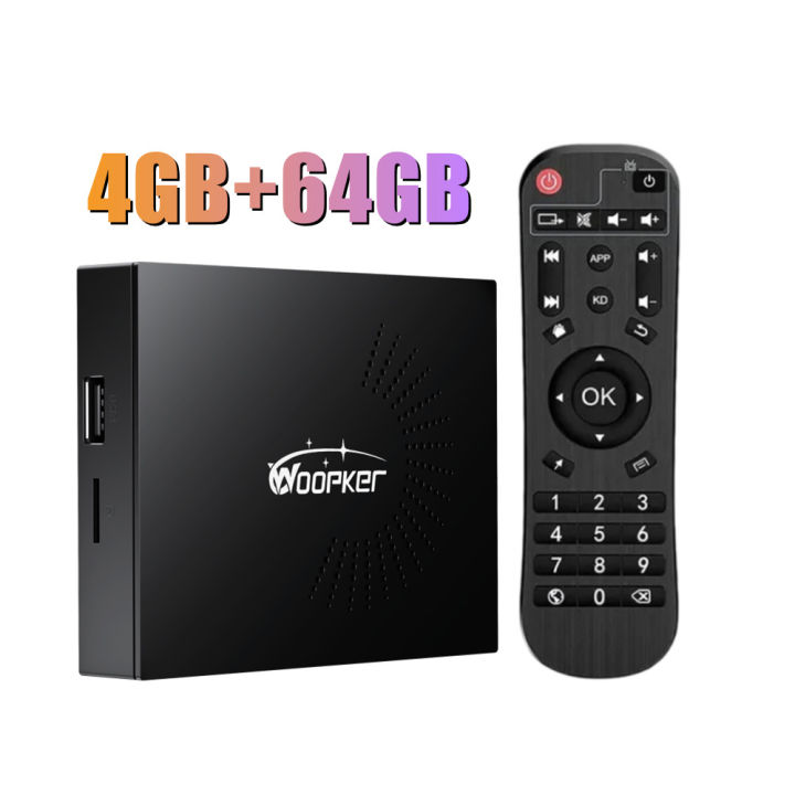 Woopker KW2 ATV TV Box Android 14.0 Amlogic S905W2 4GB 32GB 64GB Dual ...