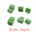 5Pair 15EDG 3.5 mm KF2EDG 3.5mm Screw Terminal Block Connector Right Angle / Straight Needle Plug Pin Header Socket 2-12 Pin.