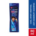 Clear Men Shampoo Cool Sport Menthol Anti Dandruff 80ml. 