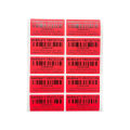 40X20mm red VOID OPEN Tamper proof sticker/Seal Warranty Tear invalid seal sticker with unique serial number high security label. 