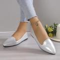 2024 Fashion Slip on Loafers Breathable Stretch Ballet Shallow Flats Women Soft Bottom Pointed Toe Boat Shoes plus size 43. 