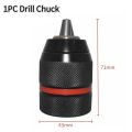 Metal Drill Chuck SDS Shank 1.5-13mm Keyless Electric Drill Chuck Quick Change Converter Mini Keyless Drill Chuck Hardware Tools.