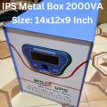 Metal Body IPS BOX 2000VA Size:14x12x9 Inch IPS Casing Box IPS Cover Box Metal Sheet IPS Box Cover IPS Inverter Casing Box IPS Inverter Circuit Box For Home House Hold Industrial Business. 