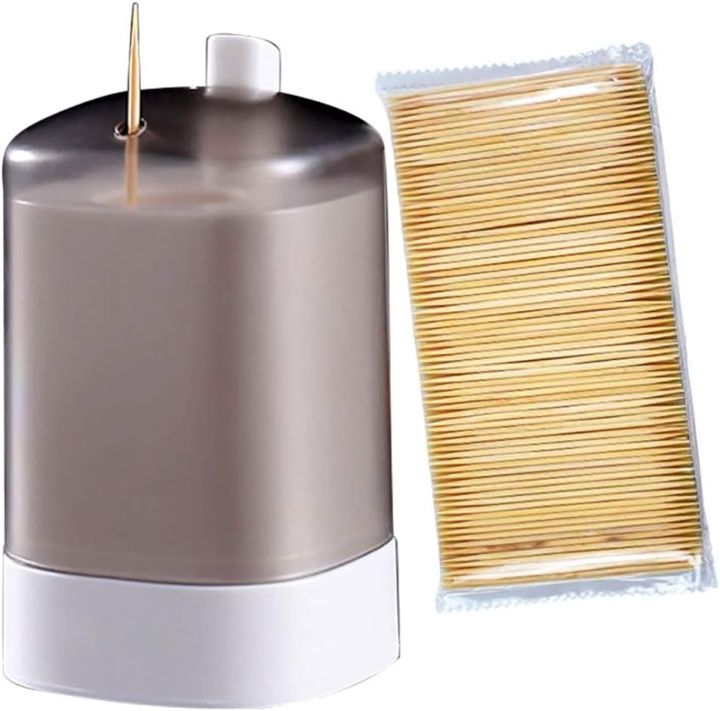 Toothpick%20Holder%20Dispenser%20Toothpicks,%20Plastic%20Thickening%20Tooth%20Picks%20Container,%20Semi-Automatic%20Toothpick%20Dispenser%20Pop-Up%20Toothpick%20Storage%20Box%20(White)%20-%20Image%204