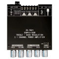ZK-TB21 Bluetooth 5.0 Subwoofer Amplifier Board 50W*2+100W 2.1 Channel Power Audio Stereo Bass Zk Tb21 amplifier TPA3116D2. 