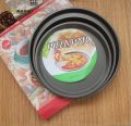 3 pieces Set Pizza Tray (8,10 & 12 inch) Non Stick / Oven Proof Heavy Duty High Quality Pizza Pan / Mold.