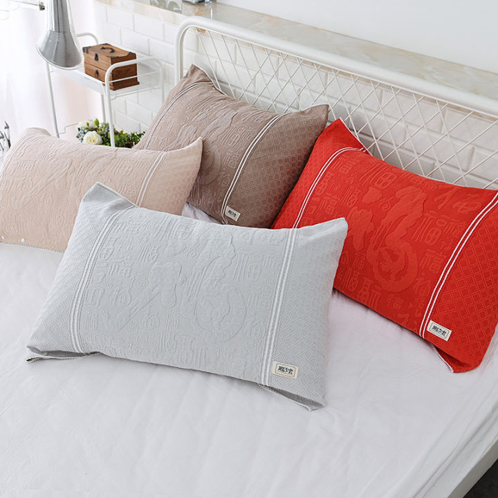 Buckle design, adjustable anti-slip magic pillowcase, net red gauze pillow, magic pillow