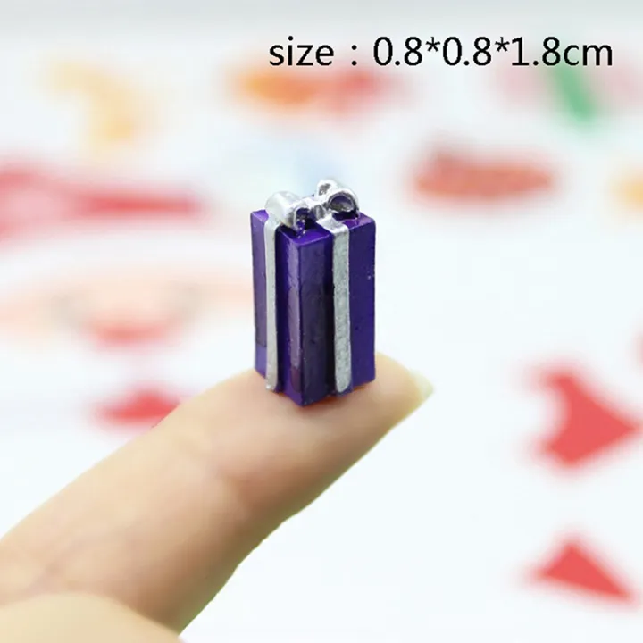 5PCS%201/12%20Scale%20Miniature%20Dollhouse%20Christmas%20Gift%20Box%20Decoration%20Accessories%20-%20Image%203