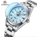 ADDIESDIVE AD2030 Quartz Watch Simple 10Bar Steel Dive Wristwatch Bubble Mirror Pot Cover Glass Sports 36mm Men Watches. 