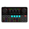 Sound Card P300 Live Sound Card Live Streaming Podcast Accessories Mixer Sound Card Audio Voice Podcast.