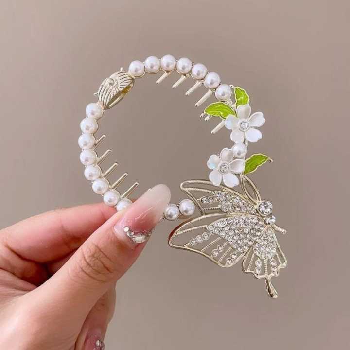Colourful Rinestone hair clips for women & girls _ 005