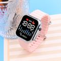 Squares LED Digital Sports Fashion Watch For Women. 