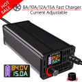 10A 15A 24V 48V 58.4V 72V 60V 67.2V 84V Li-ion Lifepo4 Lithium Battery Charger Curren Adjust 13S Fast Charge 8S 16S 20S 24S part.