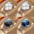 POEDAGAR Top Brand Watch Men Stainless Steel Business Date Clock Waterproof Luminous Watches Mens Luxury Sport Quartz Wristwatch. 