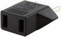 US to Flat Pin To Eu 2 Round Pin Plug socket Adapter USA to Euro wall Charger Outlet socket 1pcs.