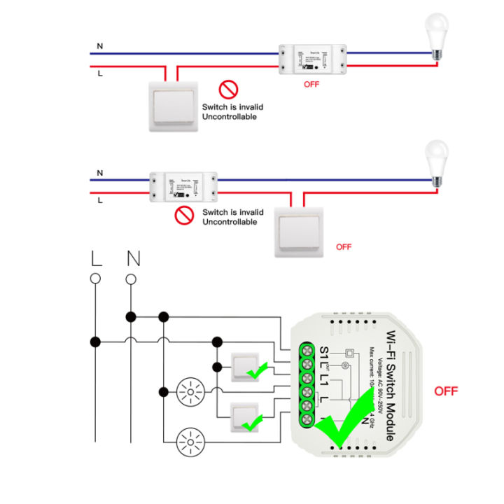 Smart%20WiFi%20Wireless%20Switch%20Smart%20Life/Tuya%20APP%201/2%20Way%2090-250V%20WiFi%20Switch%20Module%20With%20Rail%20bracket%20Work%20With%20Alexa%20Google%20Home%20-%20Image%205