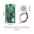 Set Ceramic Discs Mist Maker Fogger Machine 1.5-3W Micro USB 5V Mini Humidifier DIY Kits Mist Maker And Air Purifier Driver Circuit Fogger Atomization Film. 
