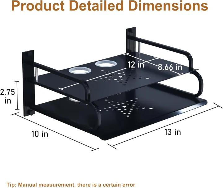 Telebrands%20As%20Seen%20on%20TV%20Wireless%20Router%20Storage%20Box,%20Black%20TV%20Set%20Top%20Box%20Rack%20Router%20Storage%20Rack%20Wall%20Tray%20Free%20Punch%20Wall%20Mount%20Router%20Efficient%20Holder%20Home%20Decoration%20-%20Image%207
