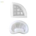 Silicone epoxy Resin Casting Fondant Jewelry Making Tool 3 Baking for Epoxy Resin Crafting Clay Muffin , 9.3x9x3.7cm Waffles. 