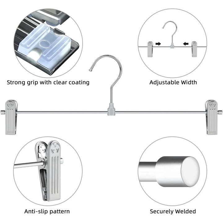 Pant%20Hangers,Skirt%20Hangers%20with%20Clips%20Space%20Saving,Adjustable%20Clips%20Hangers%20Clothes%20Hangers%20for%20Pants%20-%20Image%204