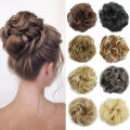 Synthetic Hair Bun Extensions Messy Curly Elastic Hair Scrunchies Hairpieces Chignon wig Pieces for Women. 