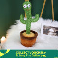 Dancing cactus talking cactus Stuffed Plush Toy Electronic toy with song plush cactus potted toy Early Education Toy For kids Rechargeable/ Non Rechargeable. 