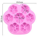 Silicone Mold Lovely Paw Ice Cube Soap Fondant Decoration Silikon Shape mold MJD. 