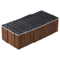 Pack of 140Pcs Rubber Stamps Set Vintage Wooden Box Case Alphabet Letters Number Craft (No Ink Pad Included).
