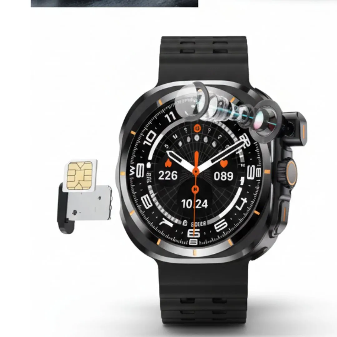BW8 Ultra Smart Watch Card Version – 4G SIM Support, Telescopic Camera ...