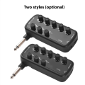 Portable Headphone Amplifier for Electric Bass Musical Instrument. 