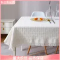 Night Market Stall Tablecloth Style Cotton Linen French Style Small round Table Light Luxury Day Photo White Japanese Style Coffee Table Cloth Dormitory。. 