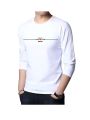 WHITE COLOR COTTON LONG SLEEVE MENS T-SHIRTS ..