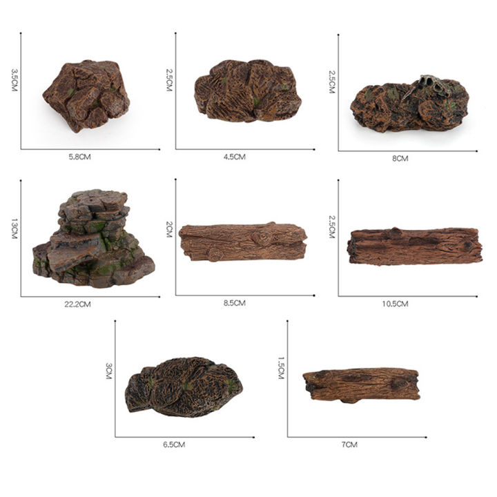 Simulation%20Tree%20Stump%20Stone%20Model%20Pvc%20Craft%20Diy%20Accessories%20Miniature%20Dinosaur%20World%20Fairy%20Garden%20Decoration%20-%20Image%208