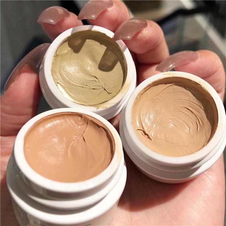 New NOVO 3 Colour Full Cover Face Concealer Eye Dark Circle Cream Waterproof Liquid Corrector Cream Bae Make Up Cometic Wholeale