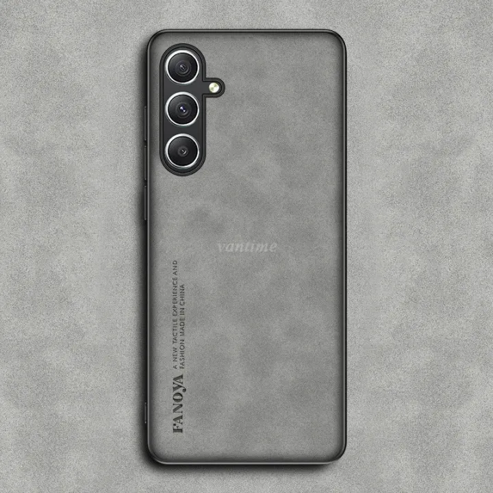 Vantime%20for%20Samsung%20Galaxy%20A34%205G%20Case%20Soft%20Pure%20Leather%20Slim%20Matte%20Back%20Cover%20-%20Image%202