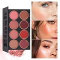 24g Safe Face Powder Palette Lightweight Contour Palette Fresh Waterproof Palette Lasting Pigment Blusher Cosmetic Powder. 