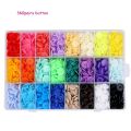 KRABALL Multicolour Snap Clip Plastic Clothing Button Pressure Nail Fastener With Storage Box DIY Sewing Tool Accessories. 