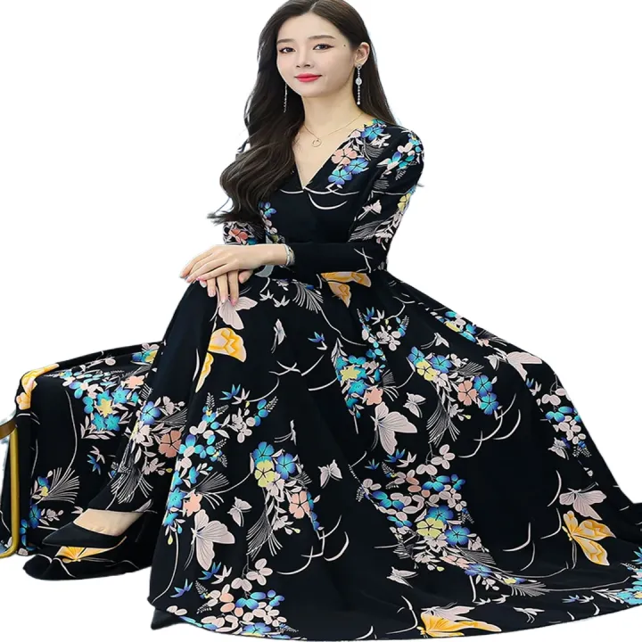 New%20Attractive%20Stylish%20Party%20Evening%20Casual%20Print%C2%A0%20Long%20Gown%20Dress%20Digital%20Print%20Long%20Sleeve%20Maxi%20Dress%20One%20Piece%20Long%20Kurti%20For%20Women%20-%20Image%204