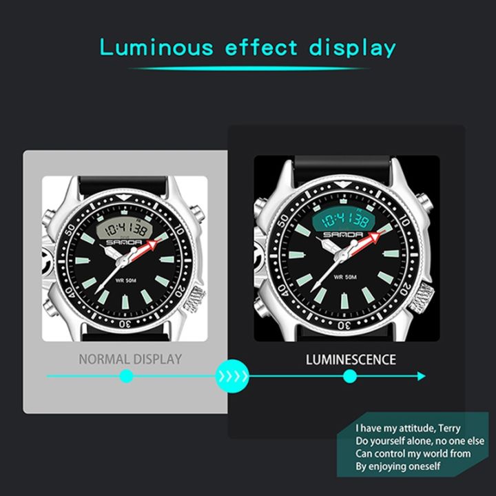 SANDA%203008%20Multifunctional%20Men%20Outdoor%20Sports%20Noctilucent%2050m%20Waterproof%20Digital%20Wrist%20Watch%20-%20Image%207