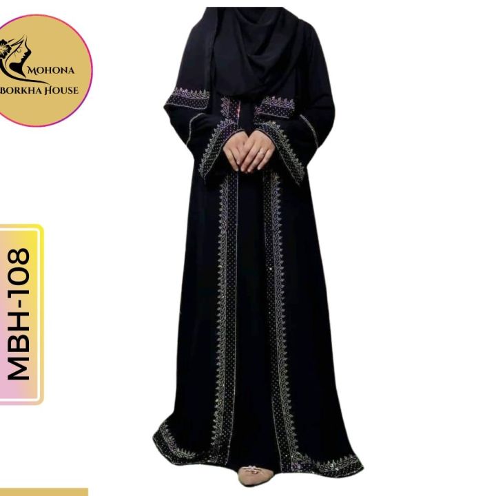 Mohona%20Party%20Abaya%20with%20Hijab%20for%20Women,%20Dubai%20Cherry%20Georgette,%20Premium%20Quality,%20Full%20Coverage,%20Elegant%20Design%20-%20Image%202