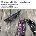 Dirt-resistant Flower Phone Case For OnePlus 11/1+11 Wristband Anti-knock Back Cover Shockproof Lanyard Protective Ring.