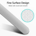 Double Sided Nail File with Leather Case, Professional Stainless Steel Manicure Filer Fingernail File for Men and Woman Great for Home Salon or Travel Use. 