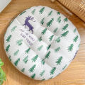 Cotton and linen round chair cushion simple futon thickened tatami flooring office home sitting cushion chair cushion. 